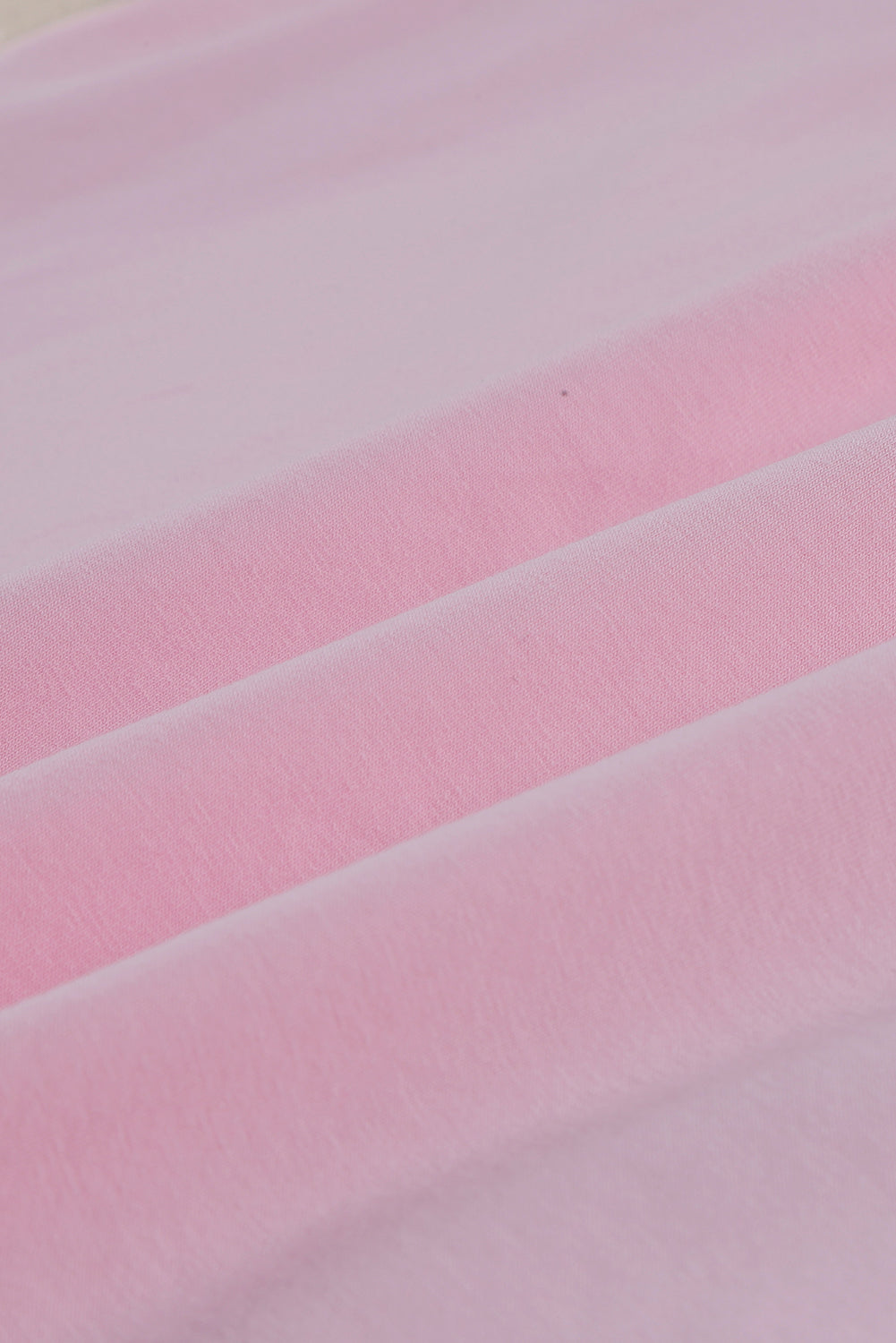 Pink Sequined Ruffle Mesh Sleeves Top