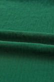 Green Smocked Wrist Shift Top